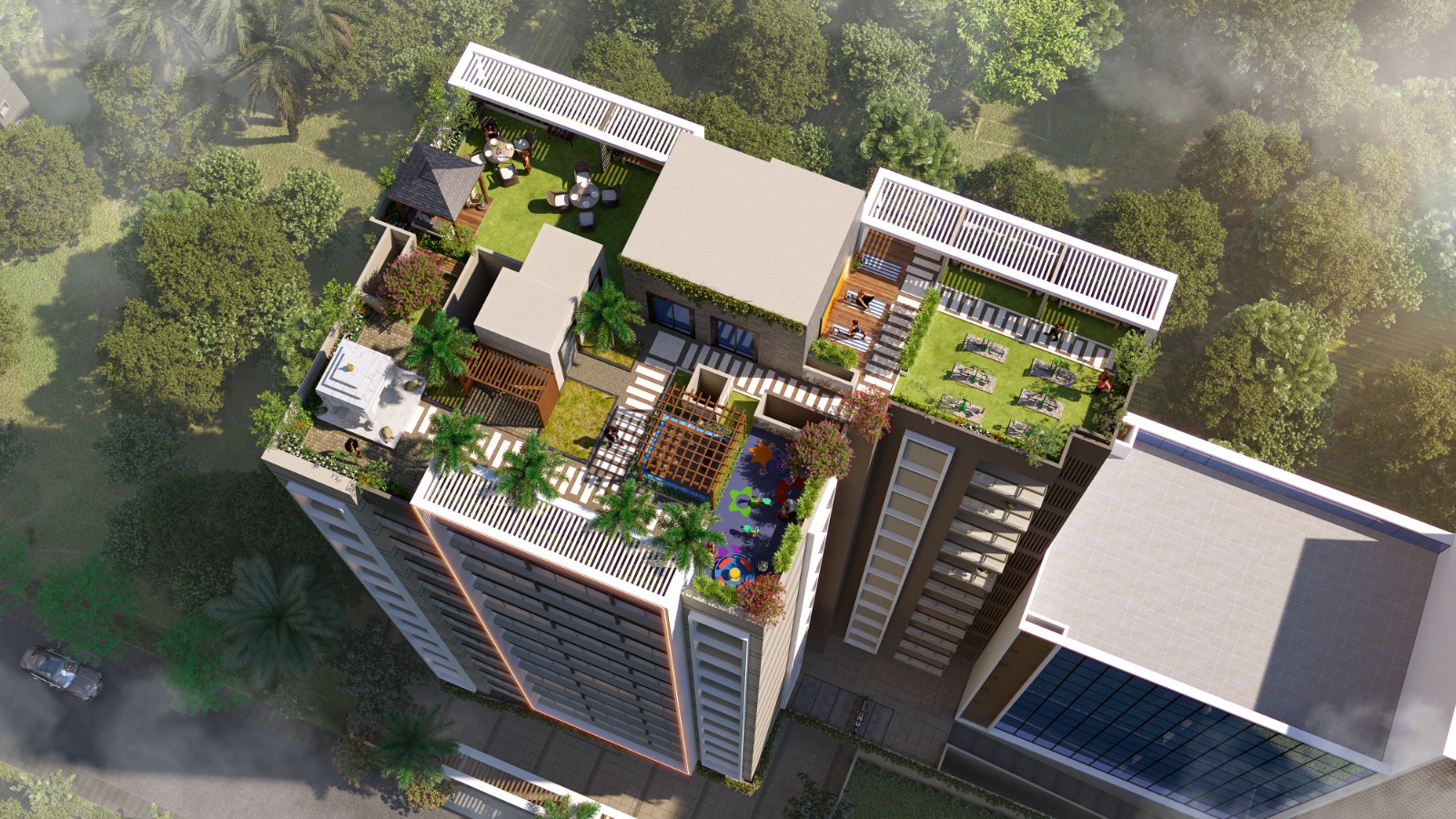 rajchhaya heights amenities by enrich builder